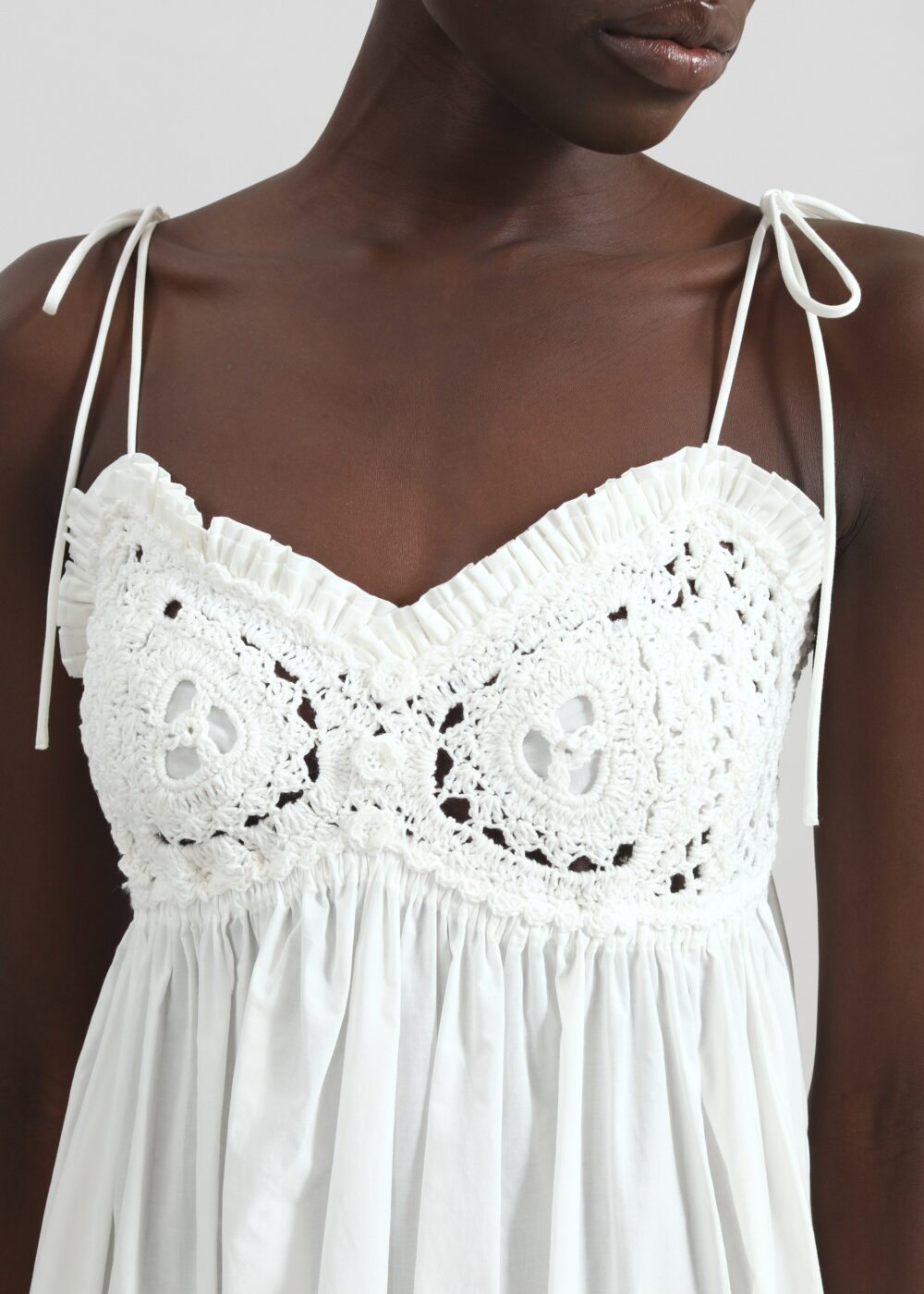 The Garment Kirsten Crochet Dress - White - Image 4