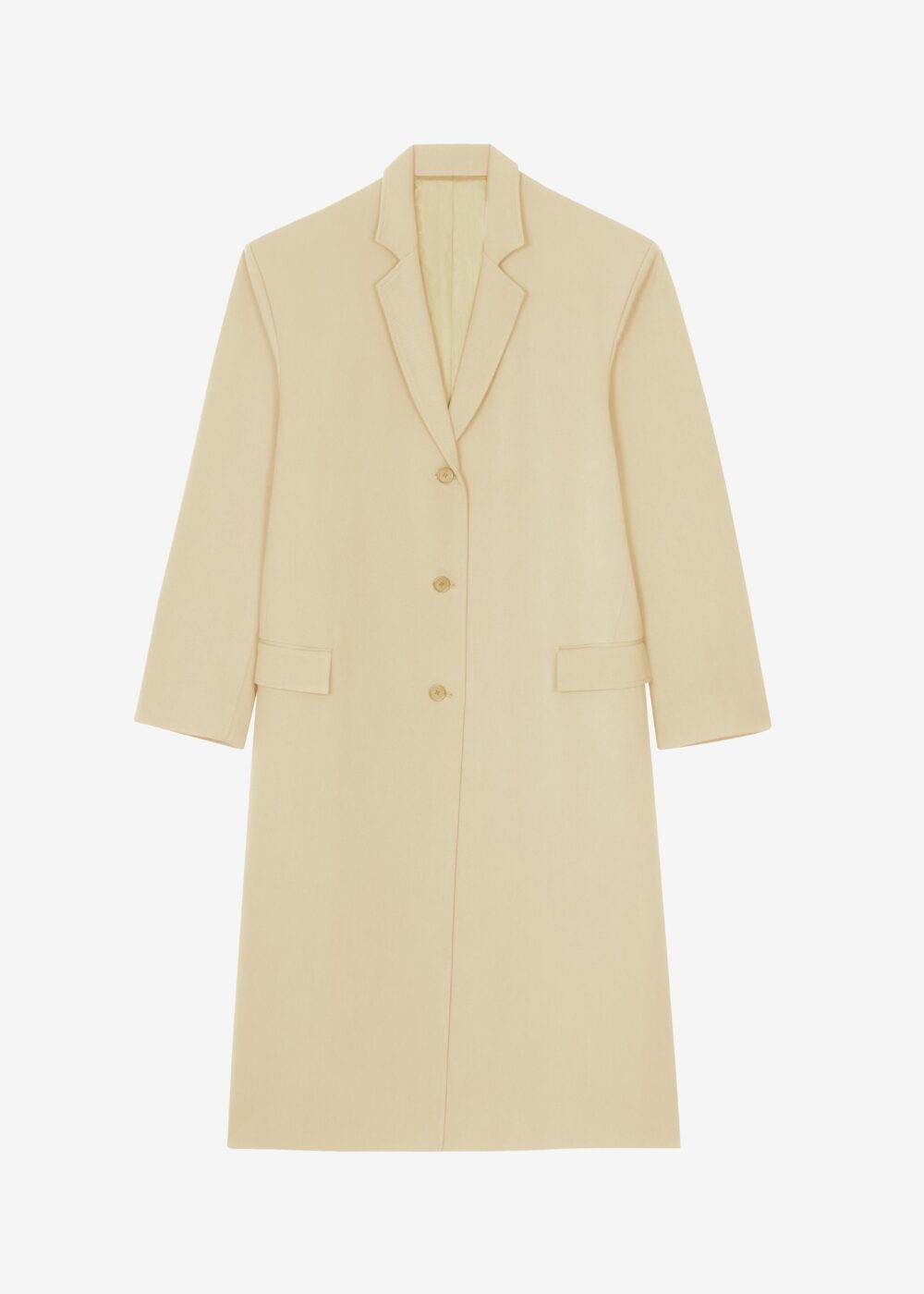 Tribeca Long Coat - Beige - Image 9