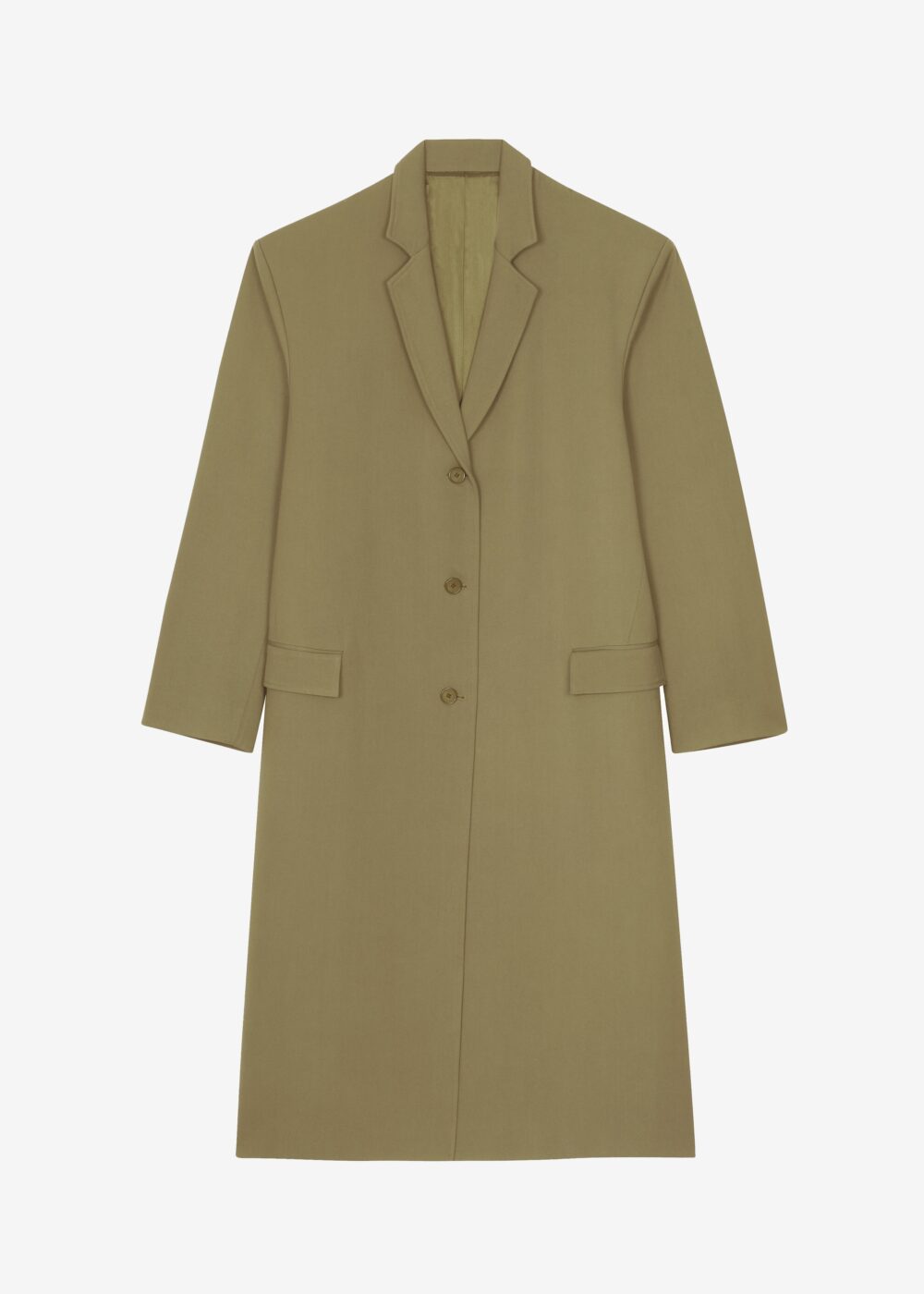Tribeca Long Coat - Khaki - Image 10