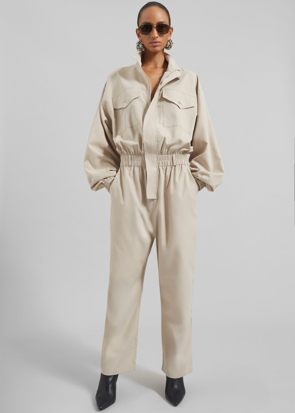 Tropez Jumpsuit - Beige - Image 6