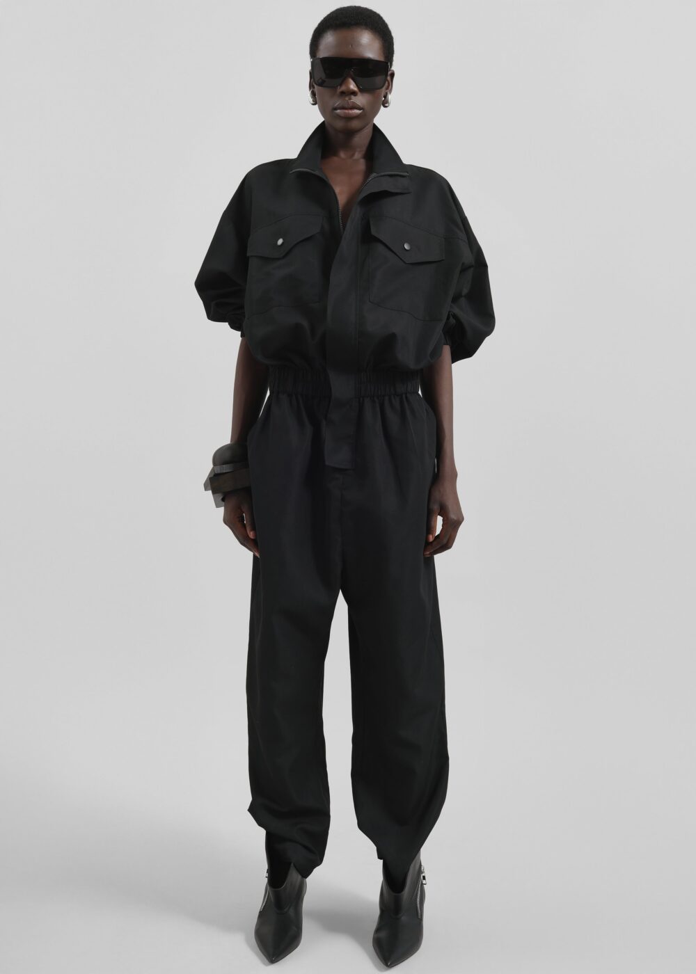 Tropez Jumpsuit - Black - Image 5