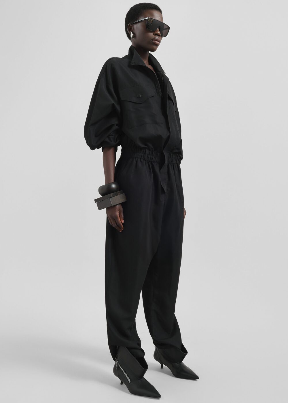 Tropez Jumpsuit - Black - Image 3