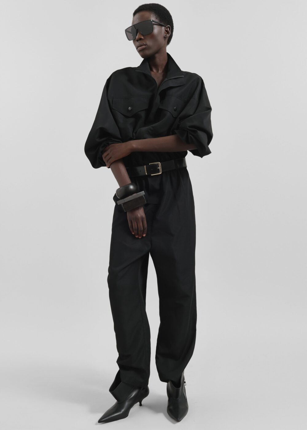 Tropez Jumpsuit - Black - Image 7