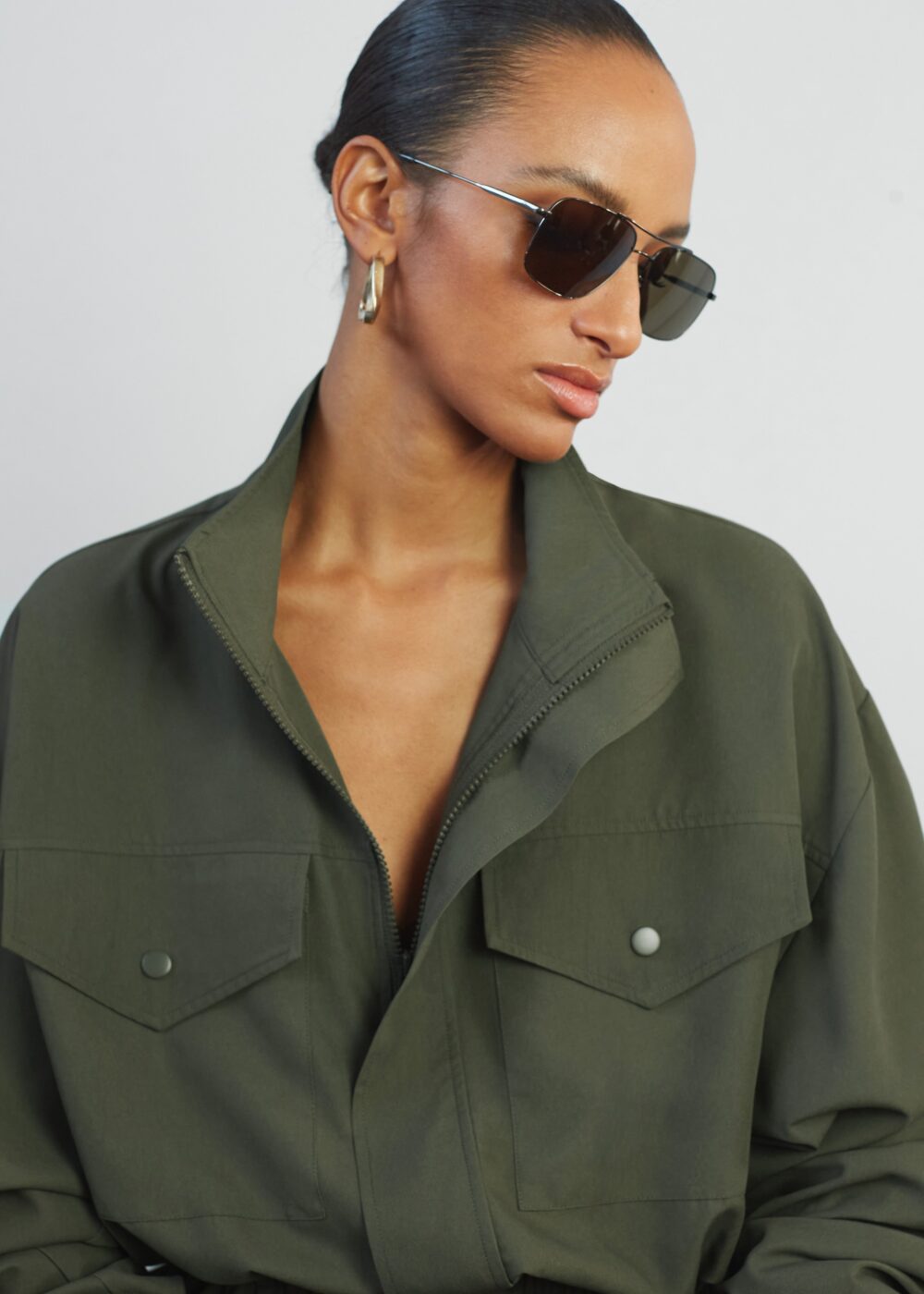 Tropez Jumpsuit - Khaki - Image 6
