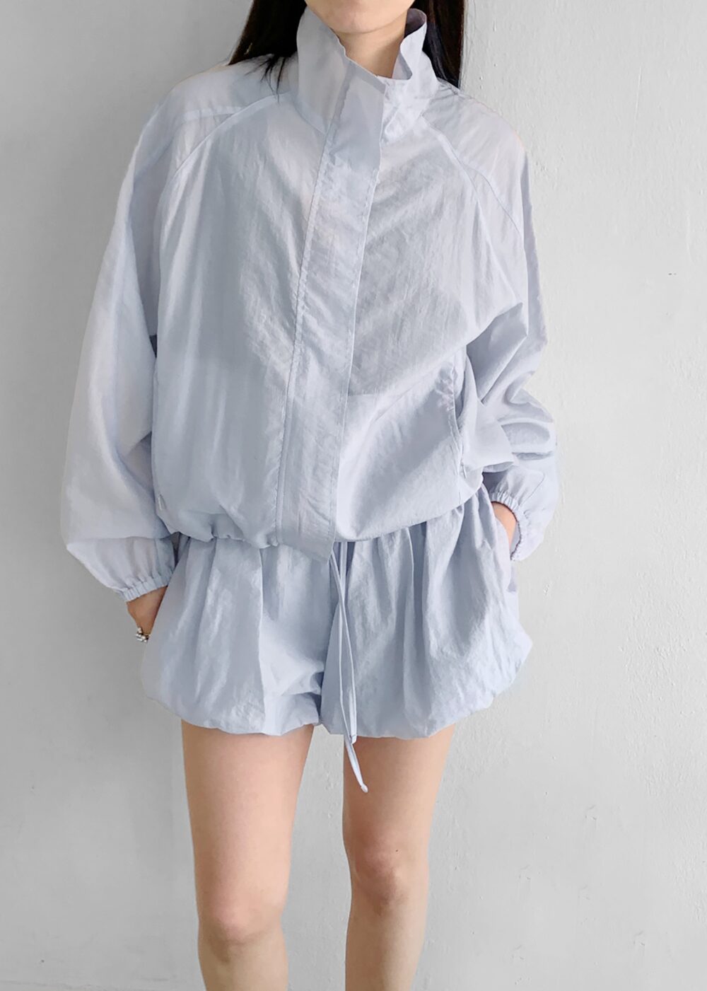 Vaila Sheer Jacket - Sky Blue - Image 8