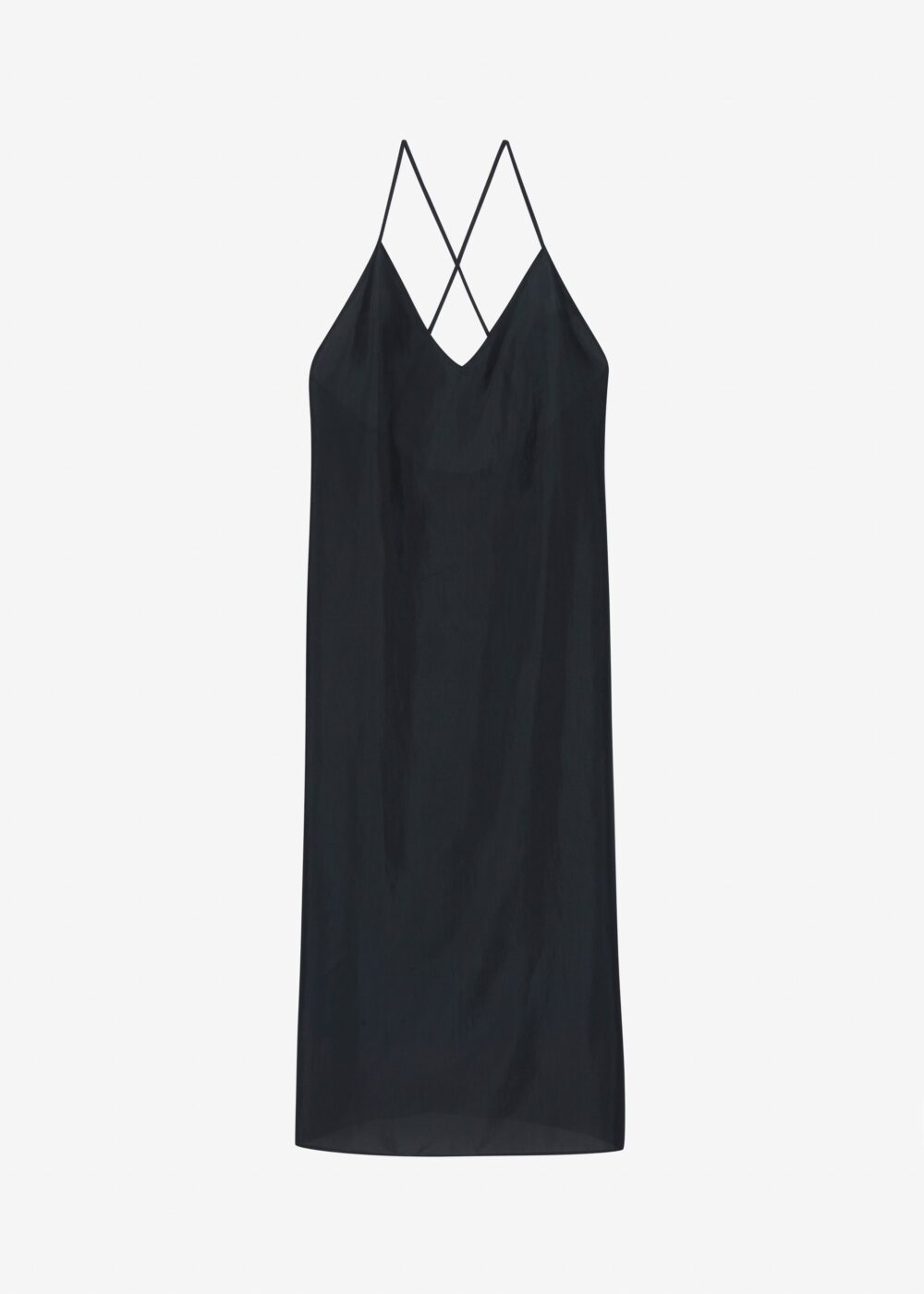 Vence Slip Dress - Black - Image 8
