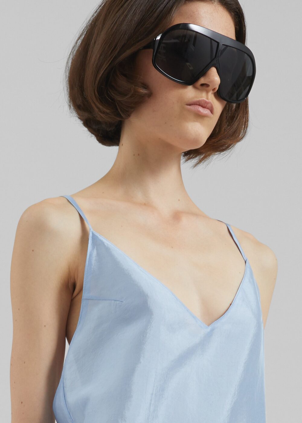 Vence Slip Dress - Dusty Blue - Image 4
