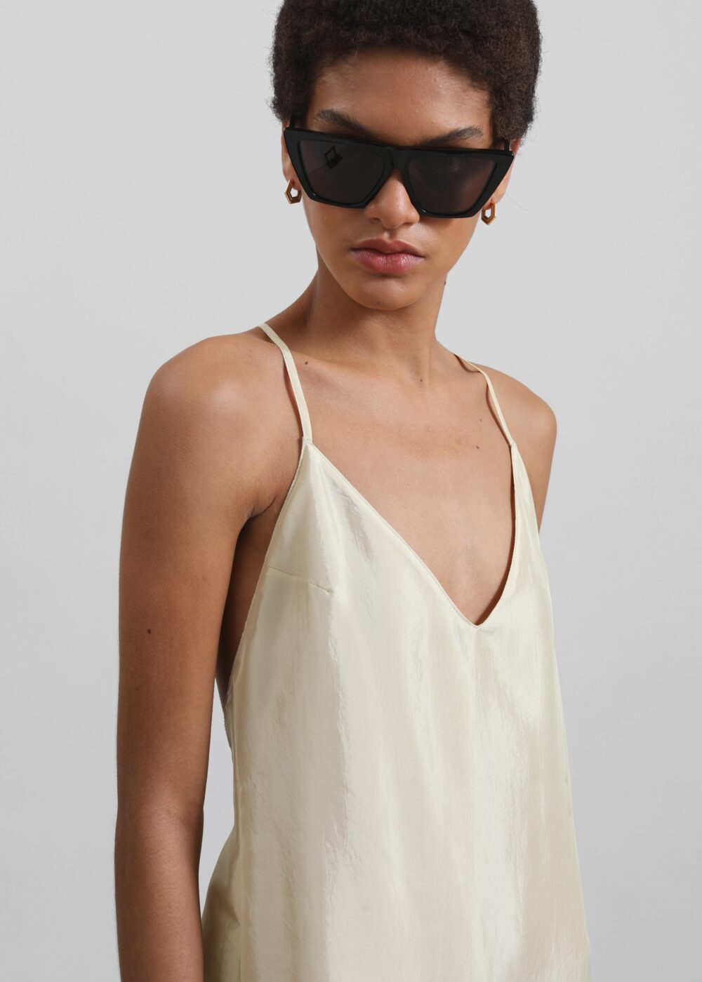 Vence Slip Dress - Pale Yellow - Image 3
